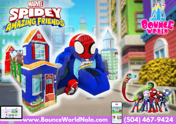 spidey bounce house