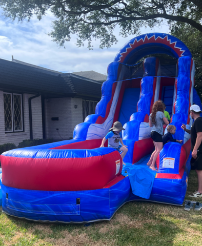  15 ft USA waterslide (bumper)