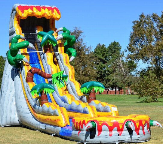             25 ft T-Rex Attack Waterslide (pool)