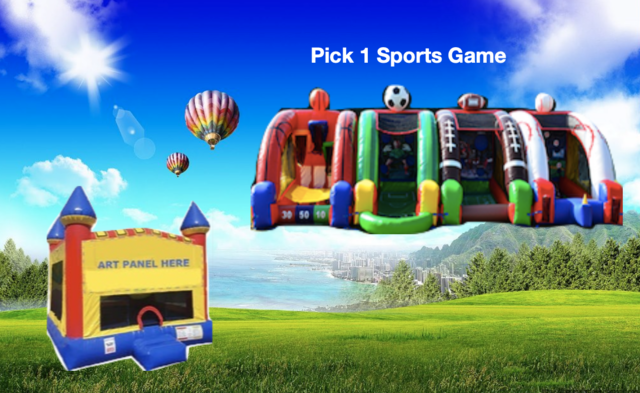   Bounce House & Sports Game