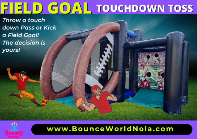 Football Field Goal and Touchdown Toss