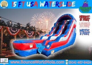     15 ft USA Dry slide (bumper)