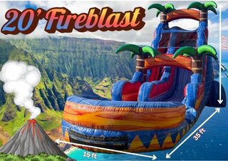         20 ft Fireblast Waterslide (pool)