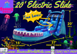 20 ft Electric Slide (dual lanes, pool)