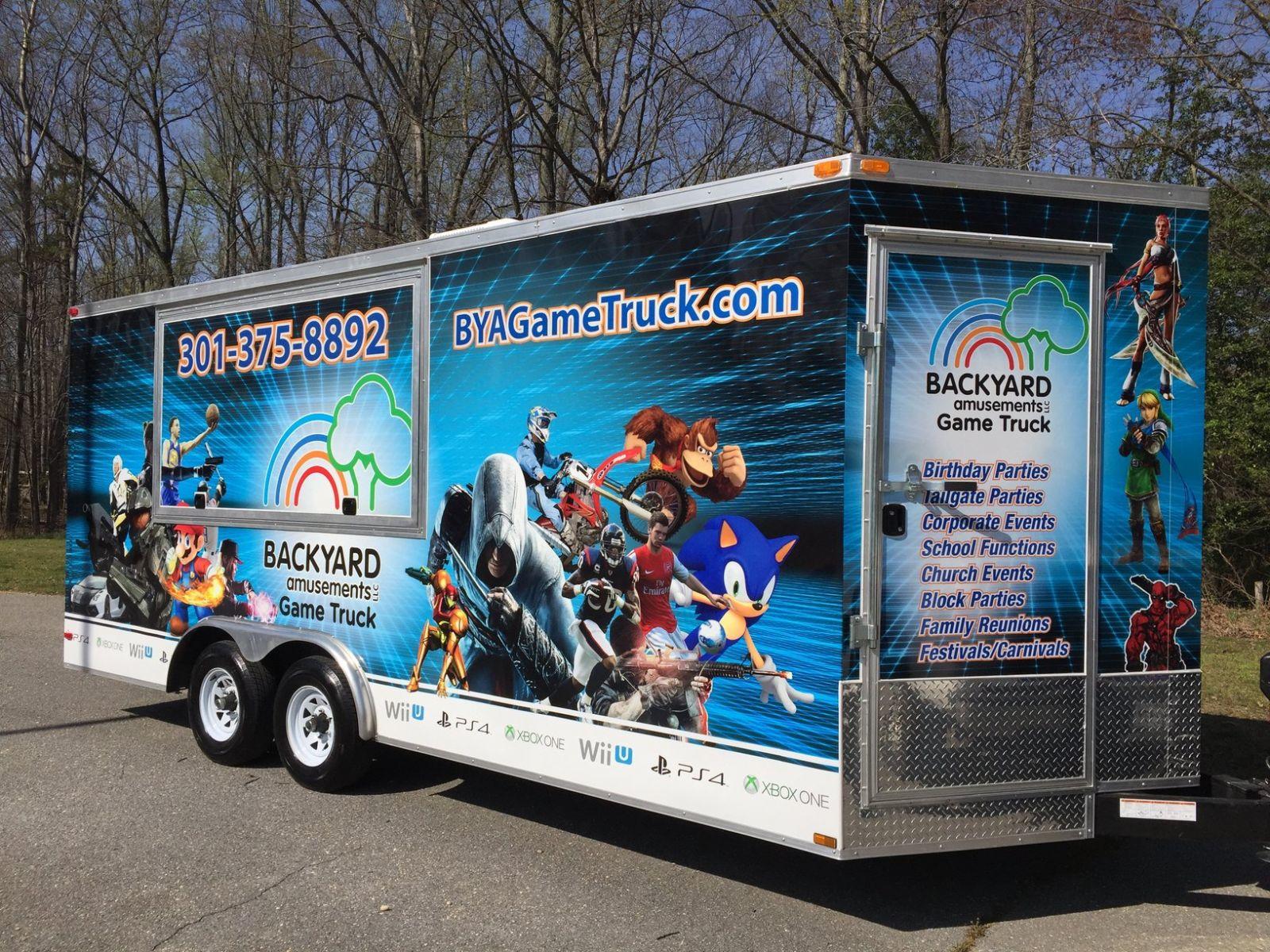 Maryland Premier Mobile Video Game Truck Rental BYAGameTruck 