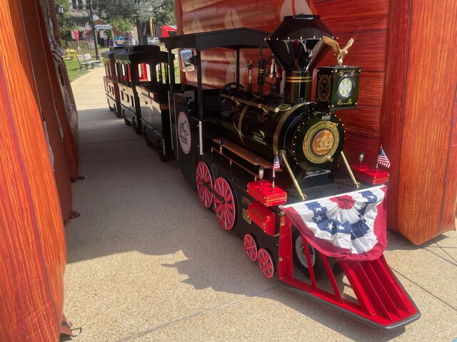 Electric Trackless Train D'Locomotive