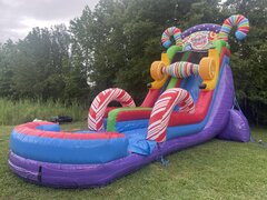 24ft Wild Waves Slide for Pools (S46) – Mom's Party Rental