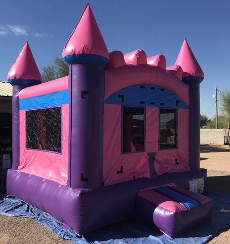    Pink and Purple Castle w/ 2 banner