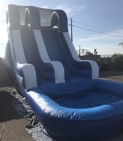 18ft. Blue Dry slide