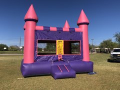  Pink & Purple Bounce Castle- Deluxe