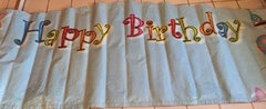 12' Banner - Happy Birthday