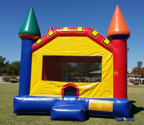   Rainbow Bounce Castle - Deluxe