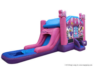 Minnie Water Slide Combo Bouncer, Use Coupon Code: 'WATER100' to Get $100 Off at Wicker Park & Jean Shepherd Community Center Contractually we are unable to use water at either location and is prohibited.