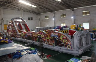 Extreme Graffiti Obstacle Course