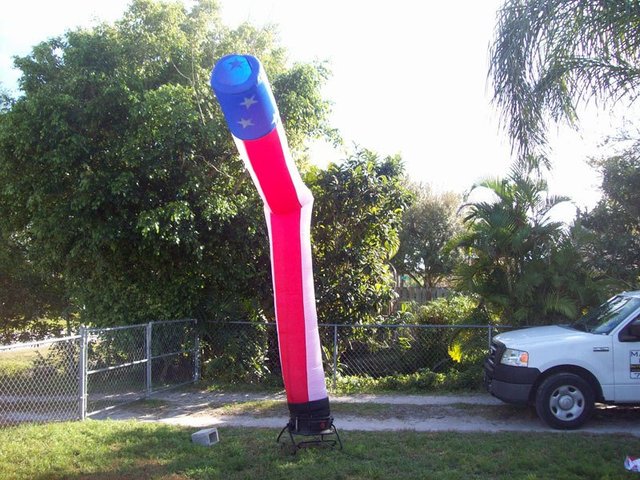 USA Flag Air Dancer<br> $40 Delivery fee if rented by itself