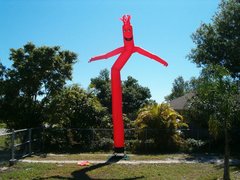 Red Air Dancer  $40 Delivery fee if rented by itself