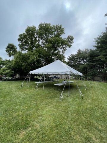 20 x 20 Pole Tent Package