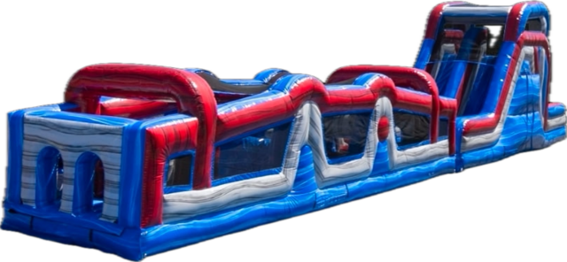 75 ft American Warped Wall Obstacle Course