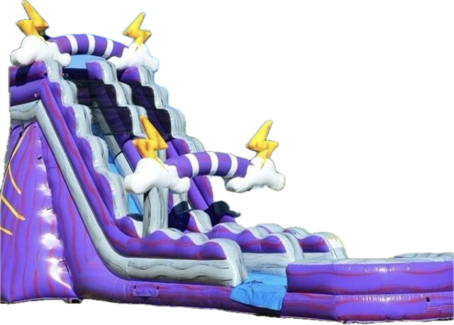 19 ft Lightning Water Slide Single