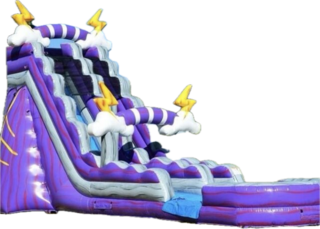 19 ft Lightning Water Slide Single