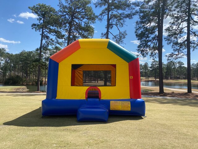 Colorful Large Bounce House Rental from Carolina Fun Factory