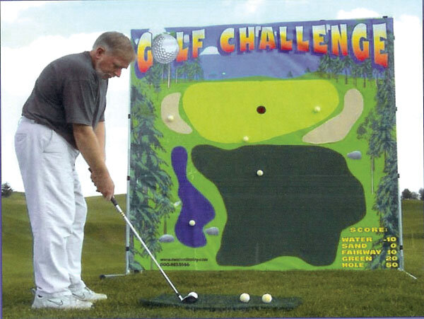 Golf Challenge Carnival Free Standing Frame Game Rental