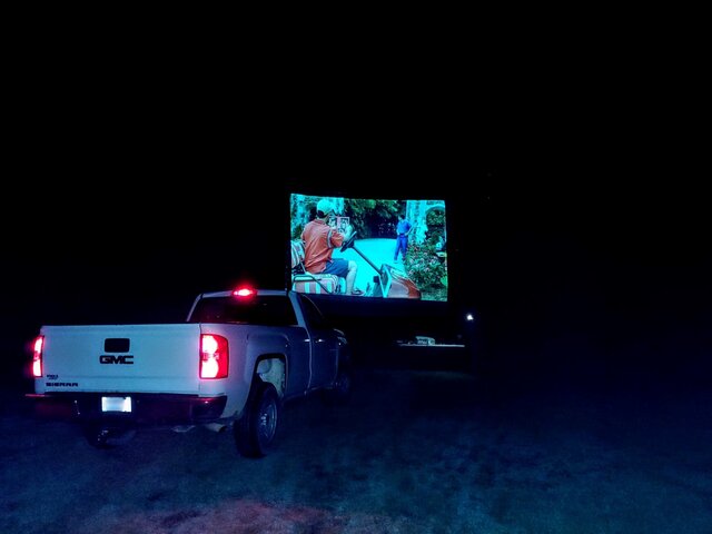 Movie Screen Rental for Drive In Movie Night