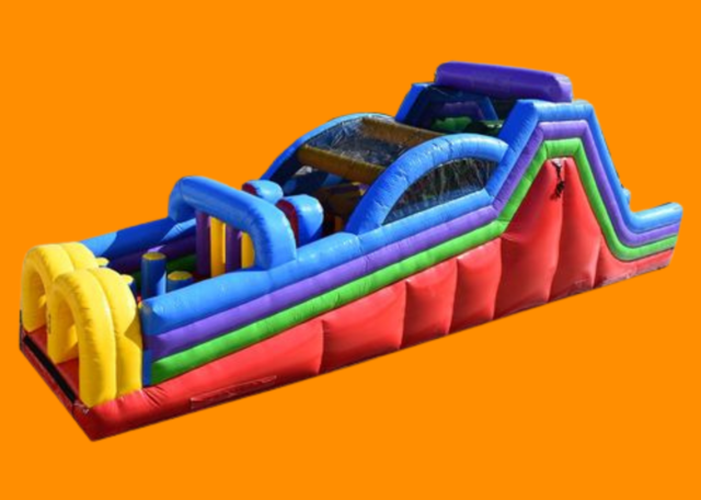 Rainbow Dash 45ft Obstacle Course Rental