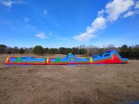 Rainbow Dash 115ft Obstacle Course Rental