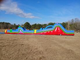 Rainbow Dash 85ft Obstacle Course Rental