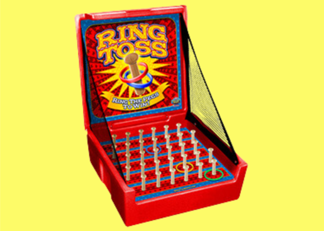 Ring Toss Carnival Red Box Game Rental