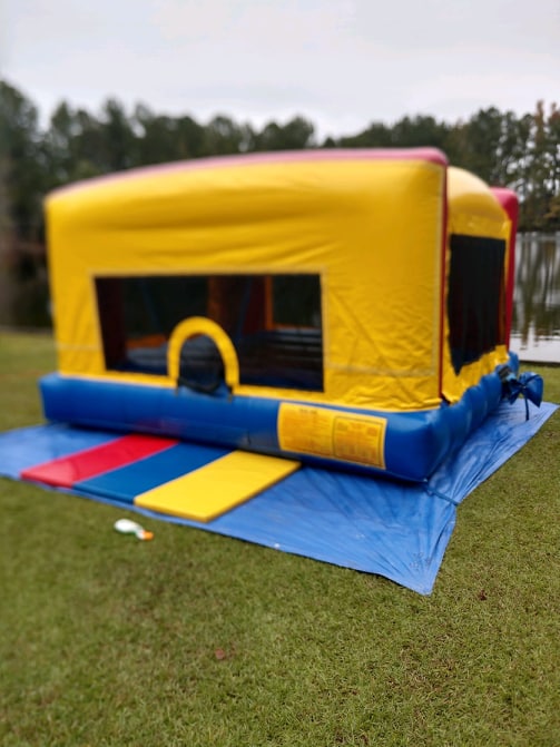 outdoor bounce house park