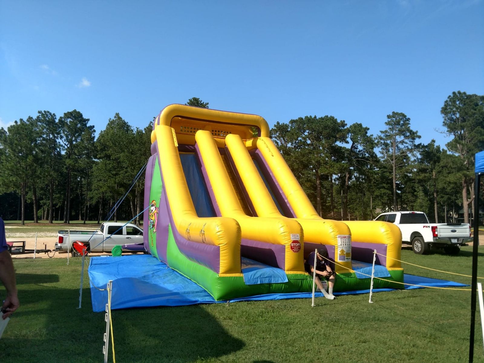 20 feet tall Inflatable Water Slide - Double Lane Water Slide