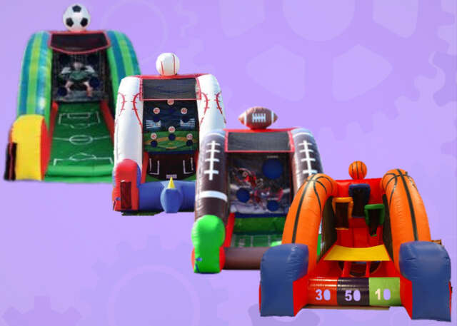 Inflatable interactive game rentals in Fayetteville
