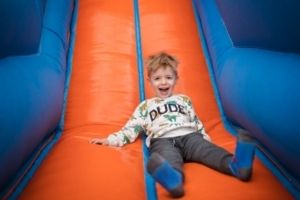 inflatable bounce house with slide rental