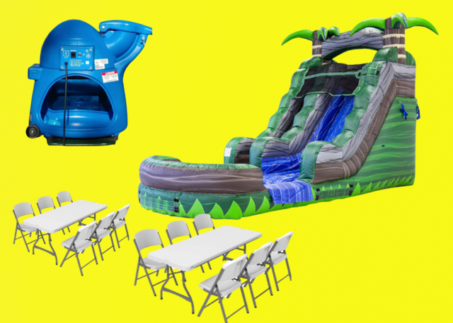 Congo Rainforest Water Slide Party Package