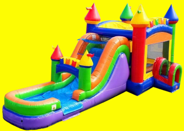 Rainbow Castle Combo with Puddle Pad