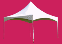 20X20 White High Peak Tent Rental