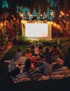 Backyard Movie Screen