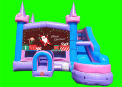 Merry Christmas Banner - Funtastic Bounce and Slide - DRY