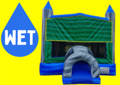 WET Blue Marble Bounce House CUSTOMER PICK UP