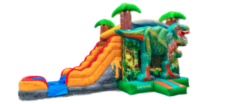 Unit 5 Wet Dinosaur Bounce House and Slide Castle