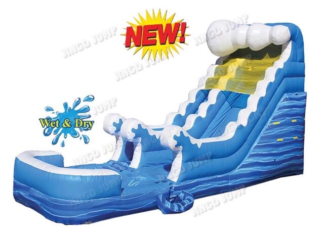 Blue Wave Water Slide