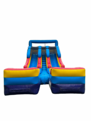 15ft Backyard Splash Double Slide