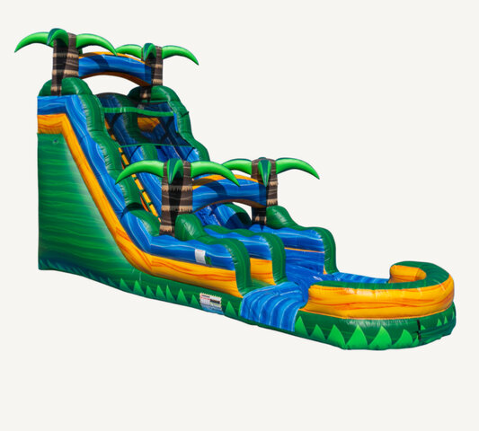 18 ft Tropical Emerald Waterslide