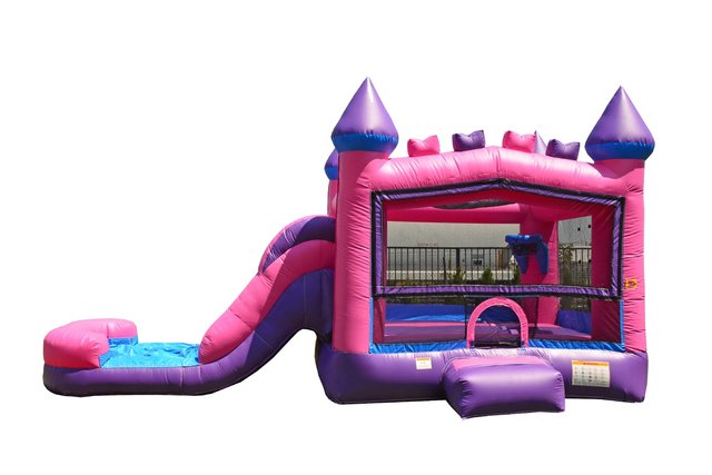 Tiara- Wet Bounce House Slide Combo