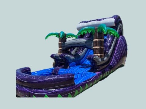 15ft Purple Wave Single Lane Waterslide