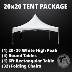 20x20 Tent Package