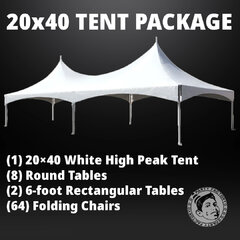 20x40 Tent Package