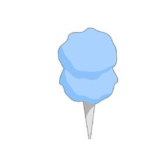 Blue Raspberry Flossugar